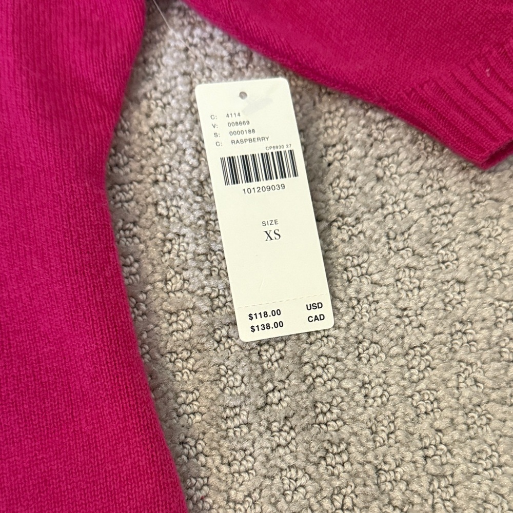 NEW Anthropologie Raspberry Sweater - Picture 4 of 6